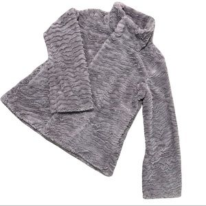 Patagonia Pelage Faux Fur Jacket X Small Gray Pink Style 28230FA11